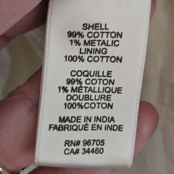 NWT La Vie Rebecca Taylor top with gold threading details size medium - Picture 12 of 14